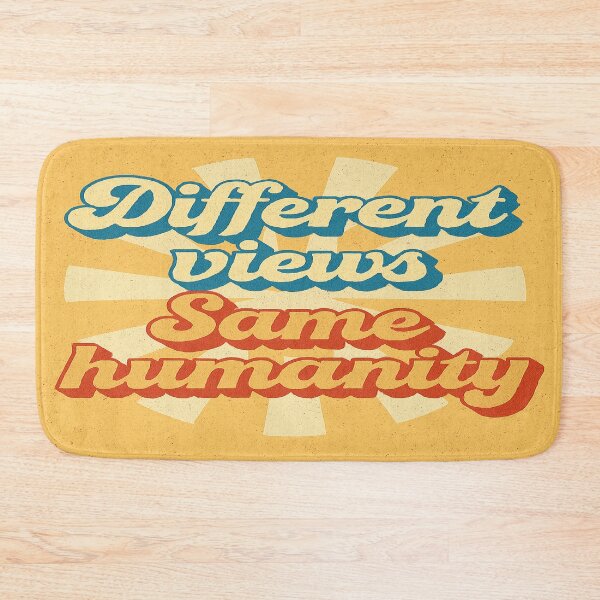 Item preview, Different Views Same Humanity | Unity Quote | Perspective Shift Design designed and sold by IAmUndefined.