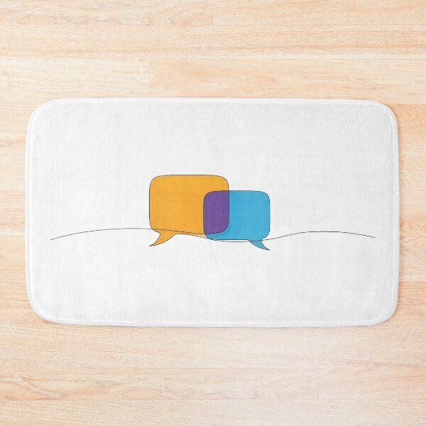 Item preview, COLOR - Elegant, minimalist art symbolizing conversation and collaboration. designed and sold by auaggy.