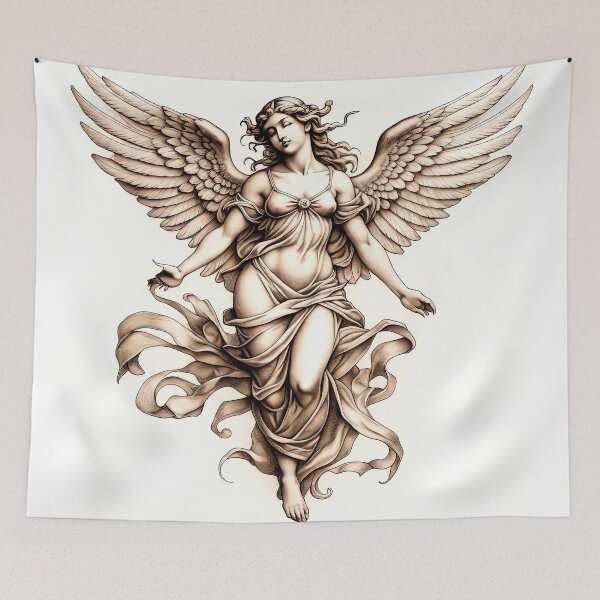 Item preview, Graceful Winged Emissary designed and sold by LanaGustavsson.