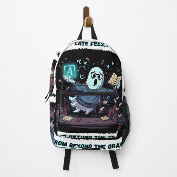 Item preview, Ghost Librarian – Late Fees from Beyond the Grave designed and sold by OhMyCotton.