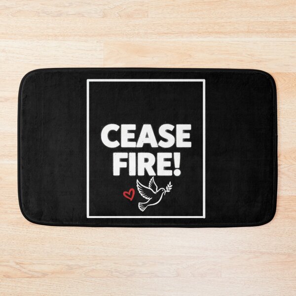 Item preview, Cease Fire Dove and Heart Peace Symbol designed and sold by Owcomm.