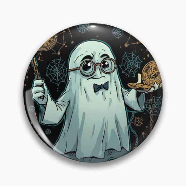 Item preview, HaGhost Watchmaker – Steampunk Spirit of Timeunted Horologist – Funny Steampunk Timekeeper Tee designed and sold by OhMyCotton.