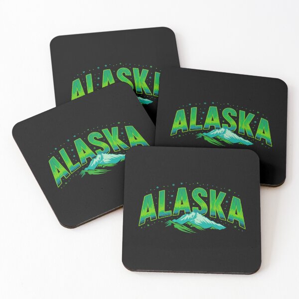 Item preview, Alaska, AK mountains fine illustration designed and sold by paulo silveira.