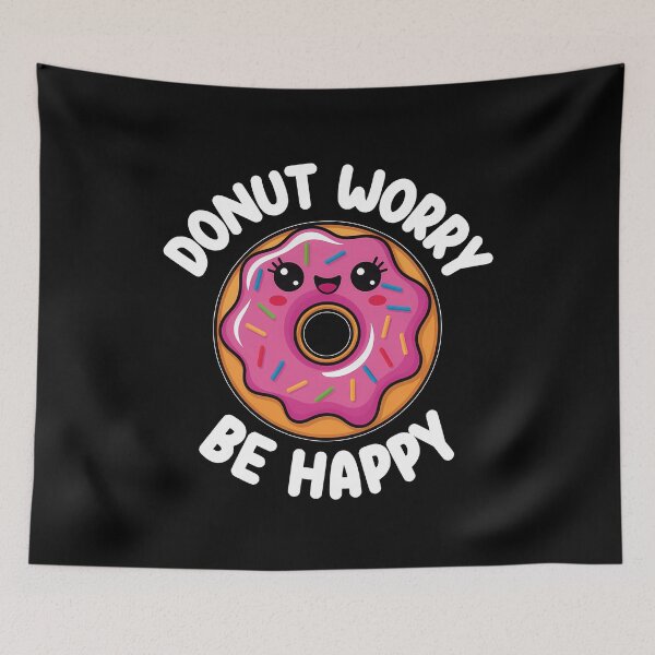 Item preview, Donut Worry Be Happy designed and sold by Lisetta Collection.