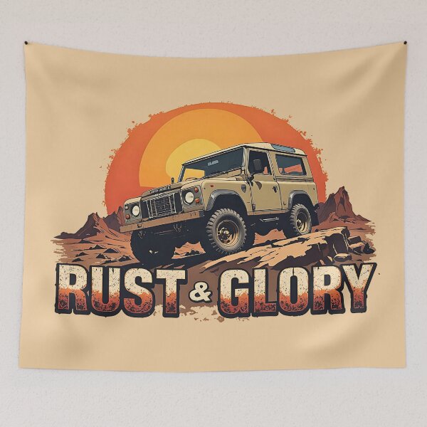 Item preview, Rugged Off-Road SUV on Outdoor Adventure Trail designed and sold by BorgSpareParts.