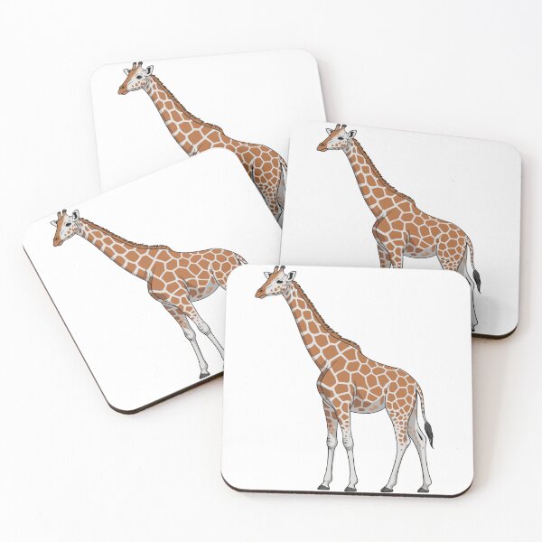 Item preview, Elegant Giraffe Illustration – Safari Wildlife Animal Art designed and sold by Royalsticker.