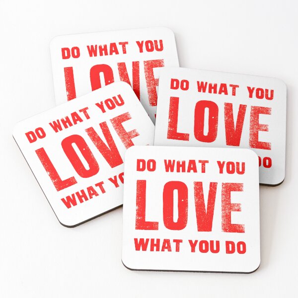 Item preview, Do What You Love - Love What You Do' Letterpress Art designed and sold by Mitsy Art.