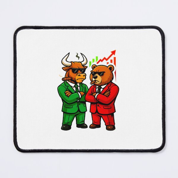 Item preview, Bull vs Bear Wall Street Power – Market Investor Design designed and sold by DiaryPN.