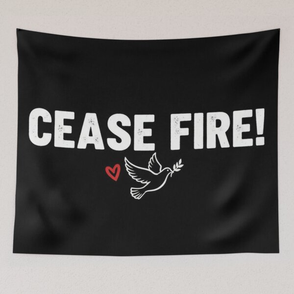 Item preview, Cease Fire Peace Dove with Heart designed and sold by Owcomm.