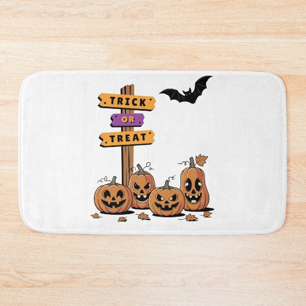 Item preview, Halloween. Signpost Trick or Treat and Jack-o'-Lanterns. designed and sold by Dinasshop.