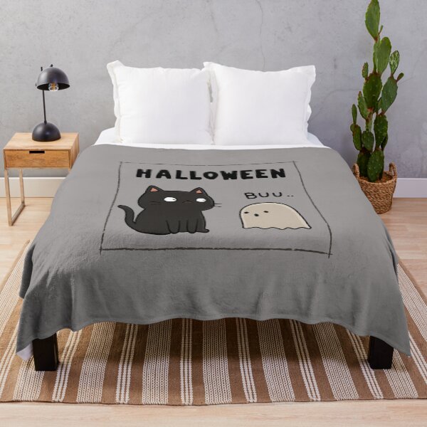 Item preview, Halloween con gato y fantasma...Buu.. designed and sold by CoputerEasel.