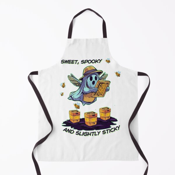Item preview, Ghost Beekeeper – Funny Halloween Honey Hive Tee designed and sold by OhMyCotton.