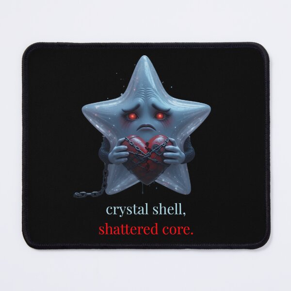 Item preview, Crystal Star "Crystal shell, shattered core." | Ethereal Dark Fantasy Art designed and sold by EnigmaticGoth.