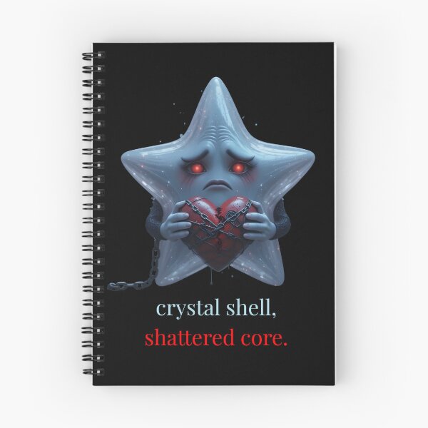Item preview, Crystal Star "Crystal shell, shattered core." | Ethereal Dark Fantasy Art designed and sold by EnigmaticGoth.