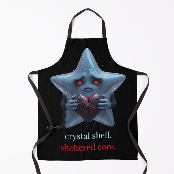 Item preview, Crystal Star "Crystal shell, shattered core." | Ethereal Dark Fantasy Art designed and sold by EnigmaticGoth.