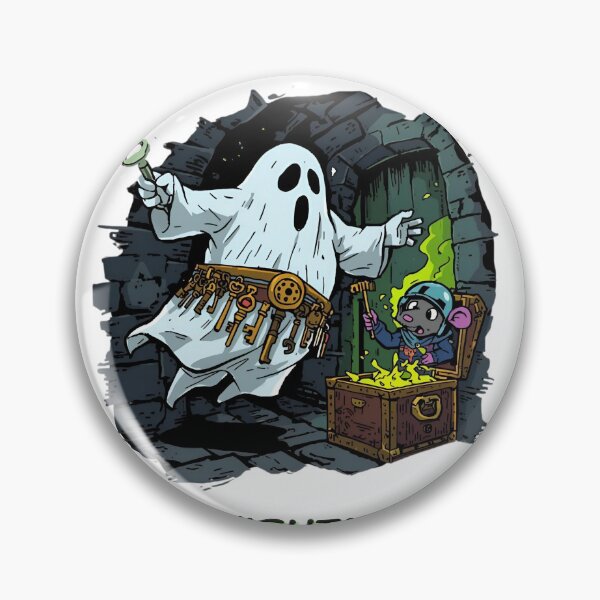 Item preview, Ghost Locksmith – Funny Dungeon Keymaster Halloween Tee designed and sold by OhMyCotton.