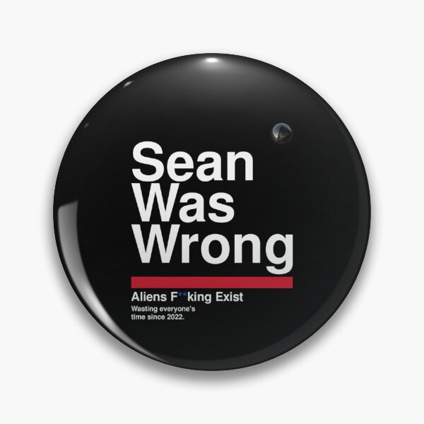 Item preview, Sean Was Wrong (Aaro Parody) - White Text designed and sold by SimBoyer.