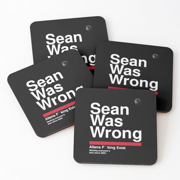 Item preview, Sean Was Wrong (Aaro Parody) - White Text designed and sold by SimBoyer.