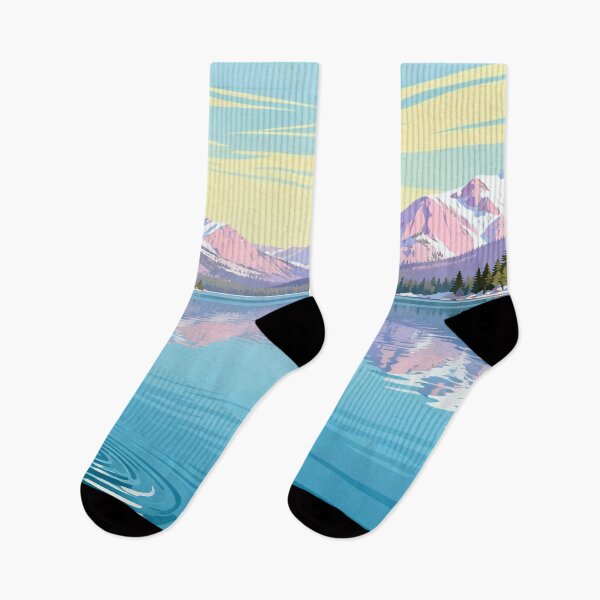 Item preview, Lake Tahoe Serenity: A Pastel Dream Travel Poster designed and sold by TrendSh0p.
