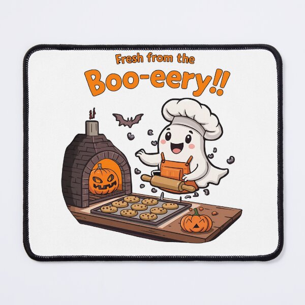 Item preview, Fresh from the Boo-ery: Cute Ghost Baker Halloween Treats! designed and sold by OhMyCotton.