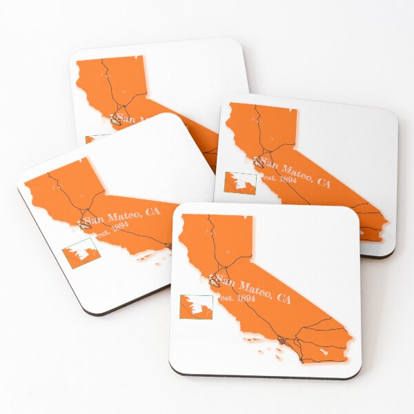 Item preview, San Mateo, CA [Naranja] designed and sold by PhilbonianDezin.