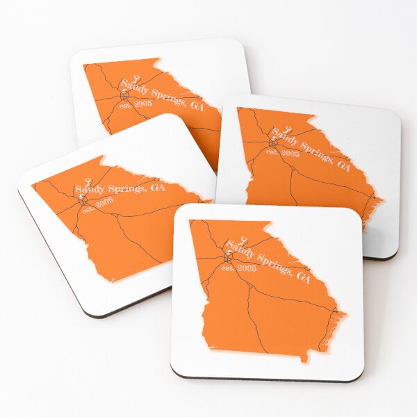 Item preview, Sandy Springs, GA [Orange] designed and sold by PhilbonianDezin.