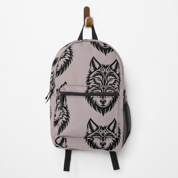 Item preview, Tribal Wolf Head Illustration – Abstract Animal Line Art Design designed and sold by Royalsticker.