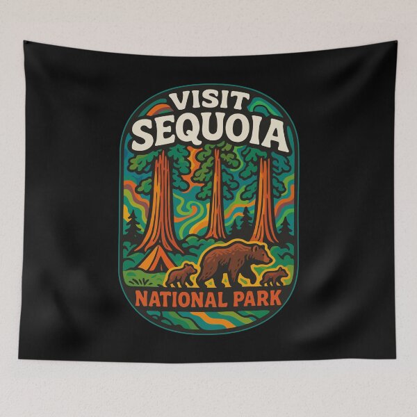 Item preview, Visit Sequoia National Park designed and sold by TomFrontierArt.