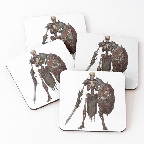 Item preview, Undead Skeleton Knight – Dark Fantasy Warrior Art designed and sold by snoezelstudio.