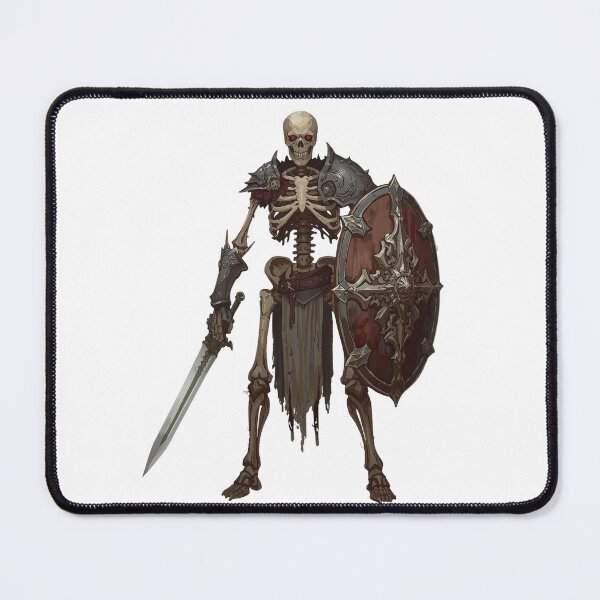 Item preview, Undead Skeleton Knight – Dark Fantasy Warrior Art designed and sold by snoezelstudio.