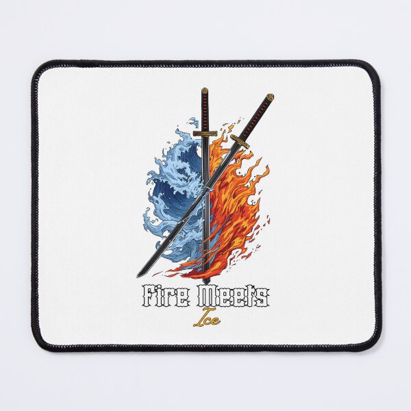 Item preview, Demon Slayer Sword – Fire Meets Ice designed and sold by lamiarte.