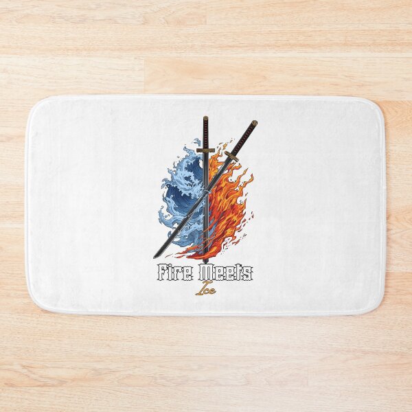 Item preview, Demon Slayer Sword – Fire Meets Ice designed and sold by lamiarte.