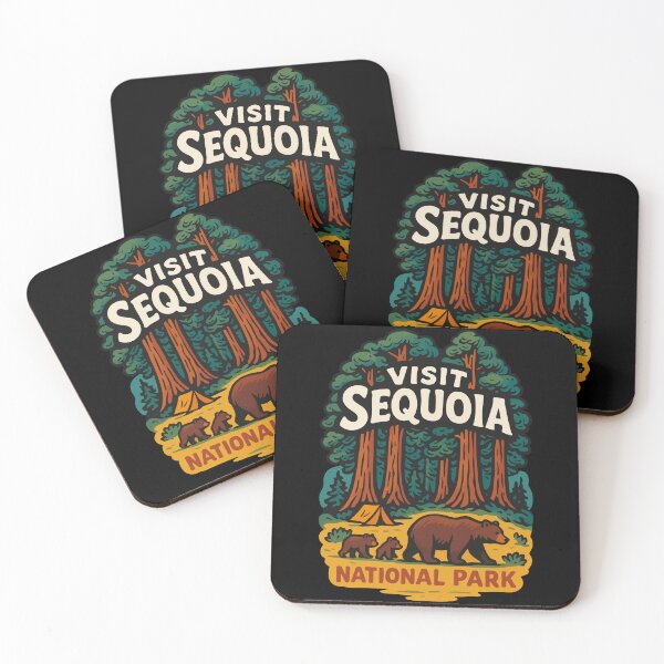 Item preview, Visit Sequoia National Park Retro designed and sold by TomFrontierArt.