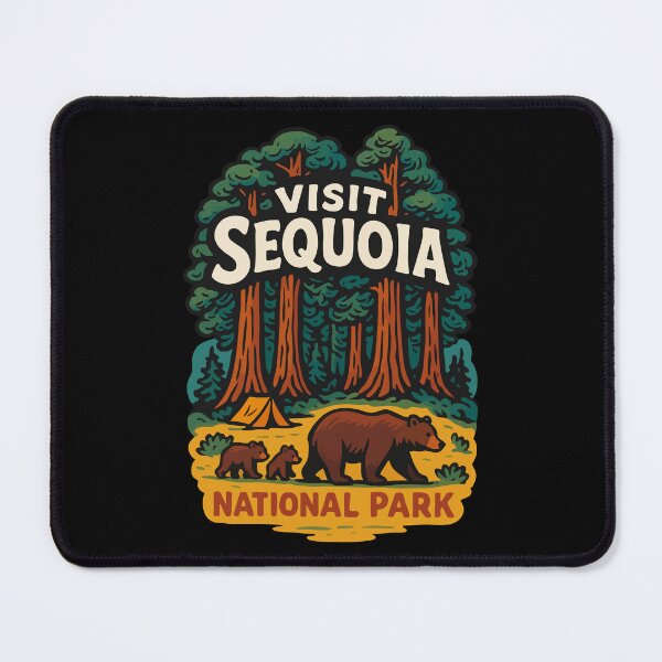 Item preview, Visit Sequoia National Park Retro designed and sold by TomFrontierArt.