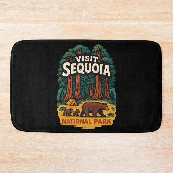 Item preview, Visit Sequoia National Park Retro designed and sold by TomFrontierArt.