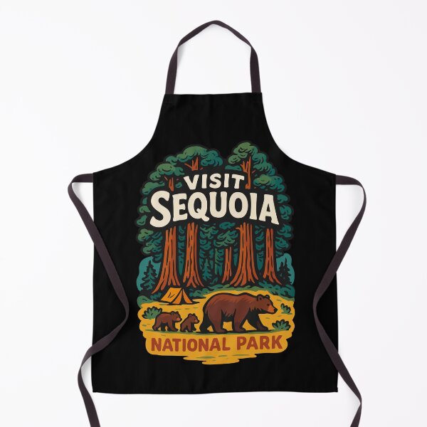 Item preview, Visit Sequoia National Park Retro designed and sold by TomFrontierArt.
