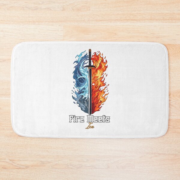 Item preview, Demon Slayer Sword – Fire Meets Ice designed and sold by lamiarte.
