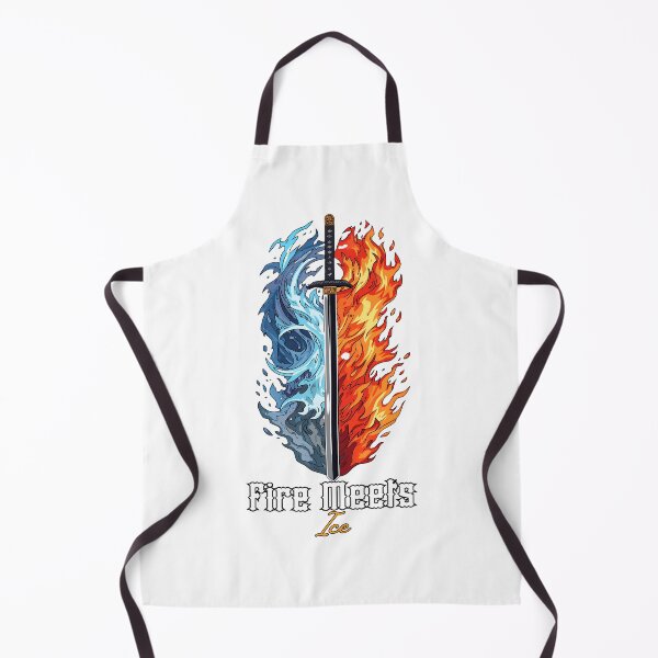 Item preview, Demon Slayer Sword – Fire Meets Ice designed and sold by lamiarte.