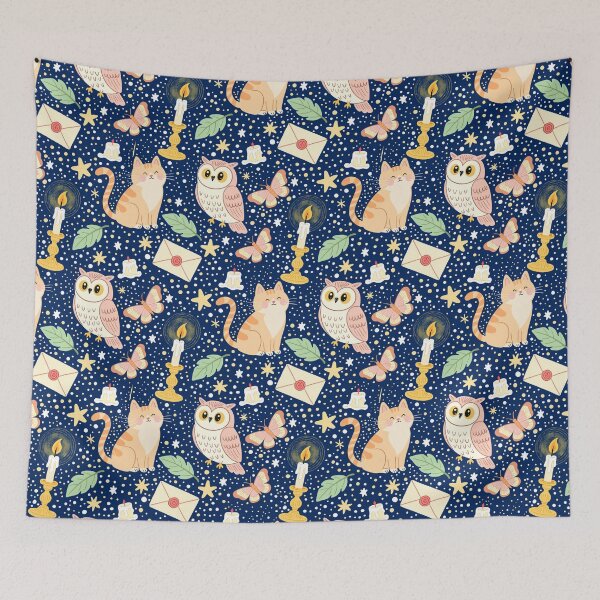 Item preview, Cute Fall Animal Pattern designed and sold by SpiritedArtwork.