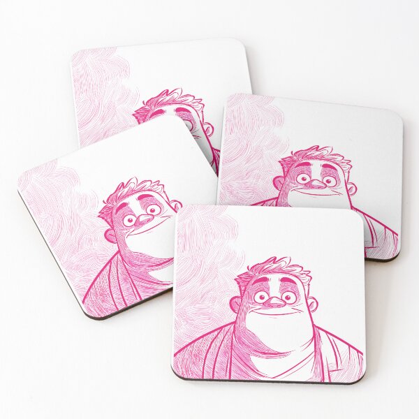 Item preview, Happy Fat Man - Cartoon Illustration designed and sold by MidArtForge.