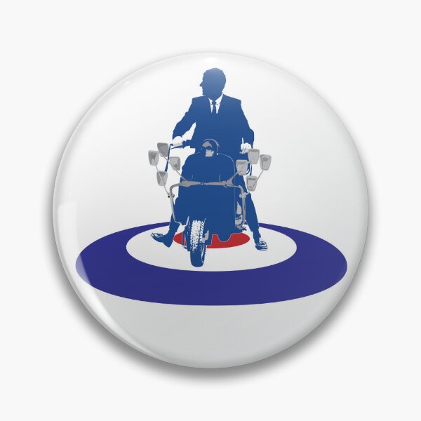 Item preview, Brighton '64 MOD, Scooter Jimmy  We Are The MODs on Roundel designed and sold by Surfer Dave Designs.