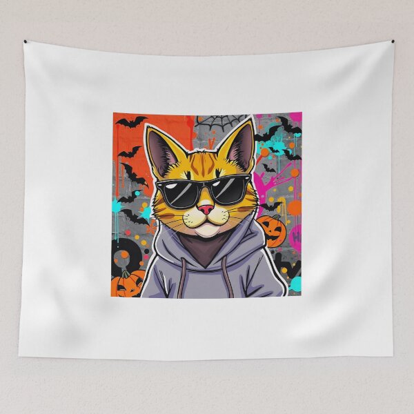 Item preview, Cat Graffiti Street Art designed and sold by Arty Art.