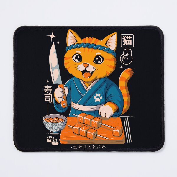 Item preview, Sushi Cat Samurai designed and sold by Eoli Studio.