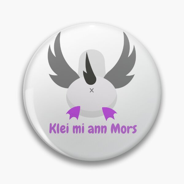 Item preview, Low German Seagull – “Klei mi ann Mors” Funny Coastal Design designed and sold by Fies-und-Fein.