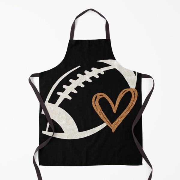 Item preview, Football Heart – Glitter Style Game Day Fan Art designed and sold by PixelExpressStudio.