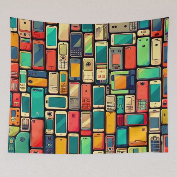 Item preview, Collection of Vintage Mobile Phones designed and sold by Myra365Art.