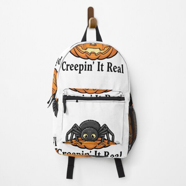 Item preview, Halloween Pumpkin with Black Spider – Creepin’ It Real designed and sold by SaicoGN.