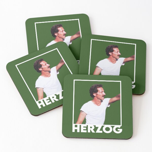 Item preview, Werner Herzog white square designed and sold by planet99design.
