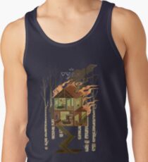 Camisetas de tirantes para hombre Casa en llamas