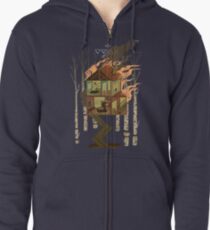 House on Fire Zipped Hoodie